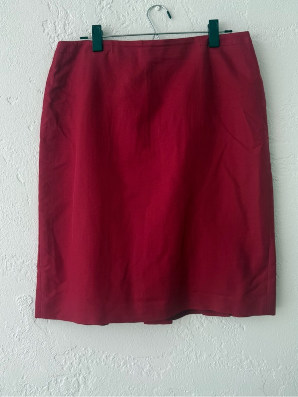 Ann Taylor Cherry Red Pencil Skirt